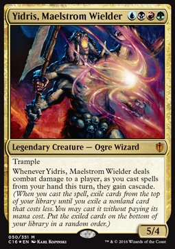 Yidris, Maelstrom Wielder C16-50 Mythic Light Played Französisch Foil