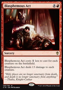 Blasphemous Act C16-120 Rare Excellent Englisch