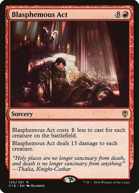 Blasphemous Act C16-120 Rare Excellent Englisch