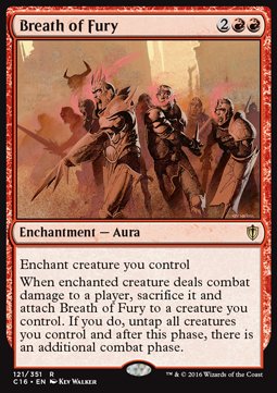 Breath of Fury C16-121 Rare Excellent Englisch