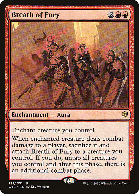 Breath of Fury C16-121 Rare Excellent Englisch