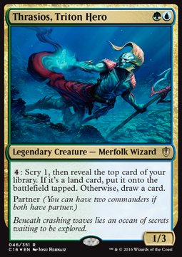 Thrasios, Triton Hero C16-46 Rare Good Englisch Foil