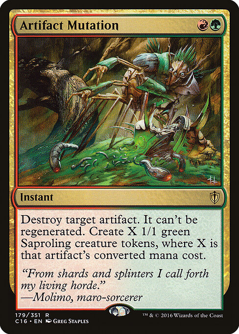 Artifact Mutation C16-179 Rare Excellent Englisch