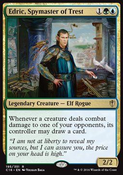 Edric, Spymaster of Trest C16-195 Rare Good Englisch