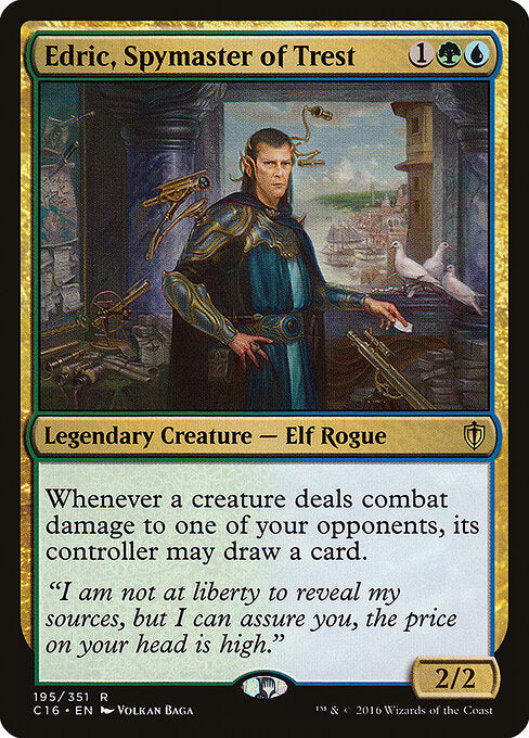 Edric, Spymaster of Trest C16-195 Rare Good Englisch