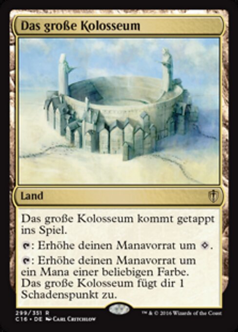 Das große Kolosseum C16-299 Rare Light Played Deutsch