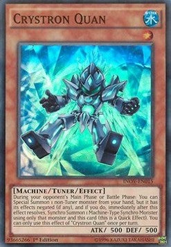 Kristron Quan INOV-015 Super Rare Light Played Deutsch 1. Auflage