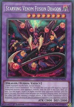 Hungergift-Fusionsdrache INOV-DE038 Secret Rare Near Mint Deutsch