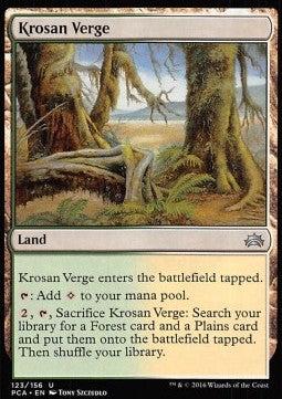 Krosan Verge PCA-123 Uncommon Excellent Englisch