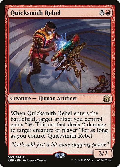 Quicksmith Rebel AER-93 Rare Excellent Englisch