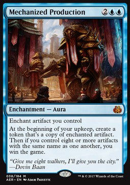 Mechanisierte Produktion AER-38 Mythic Excellent Deutsch Foil