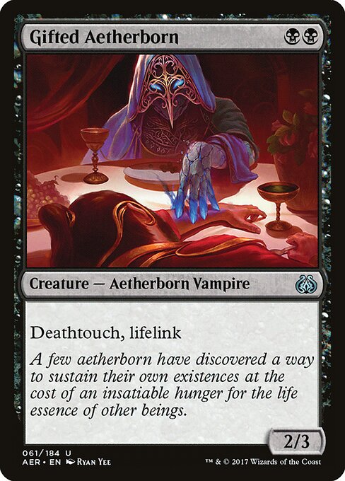 Gifted Aetherborn AER-61 Uncommon Excellent Englisch