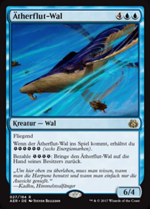 Ätherflut-Wal AER-27 Rare Excellent Deutsch