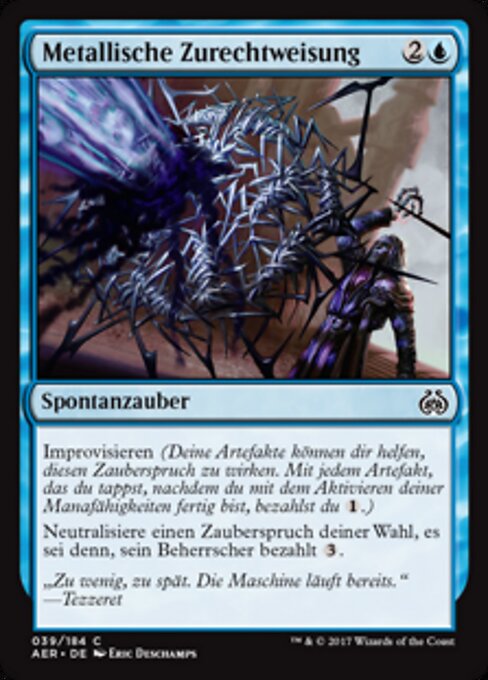 Metallische Zurechtweisung AER-39 Common Good Deutsch