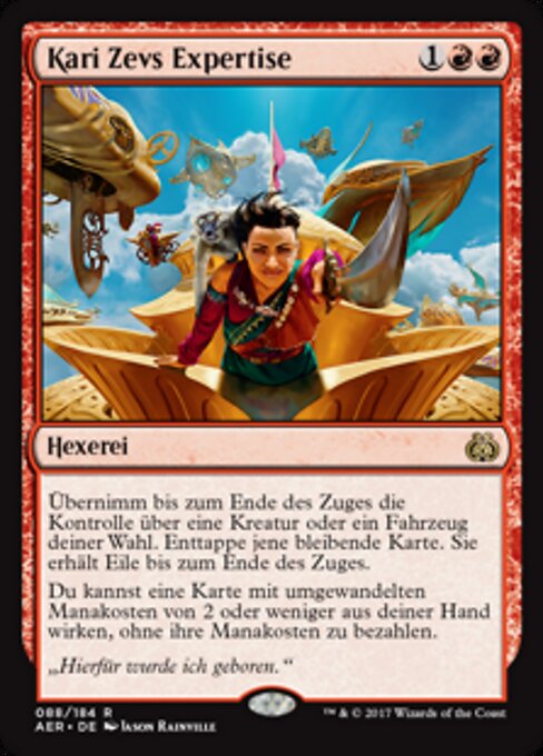 Kari Zevs Expertise AER-88 Rare Good Deutsch