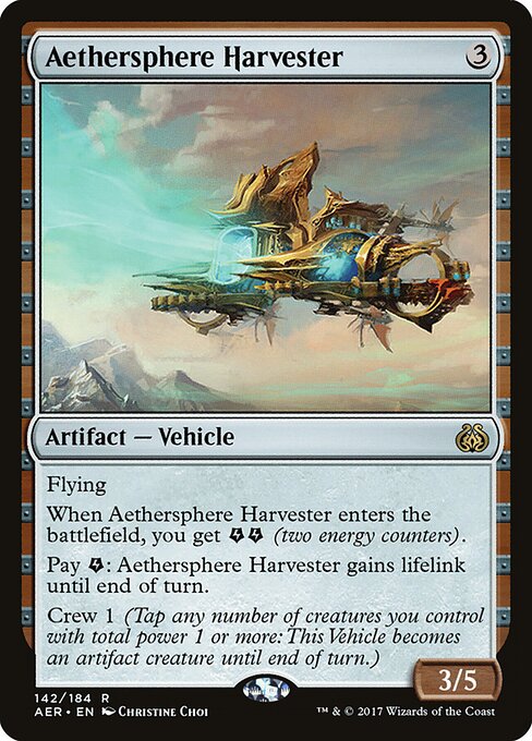Aethersphere Harvester AER-142 Rare Good Englisch