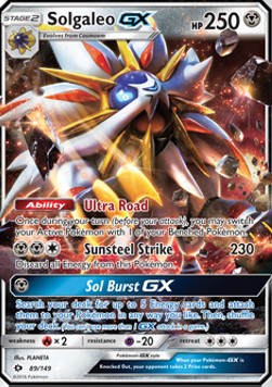 Solgaleo GX SUM-89 Ultra Rare Near Mint Deutsch