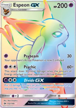 Espeon GX SUM-152 Secret Rare Near Mint Englisch