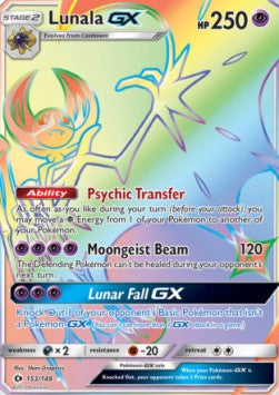 Lunala GX SUM-153 Secret Rare Poor Deutsch