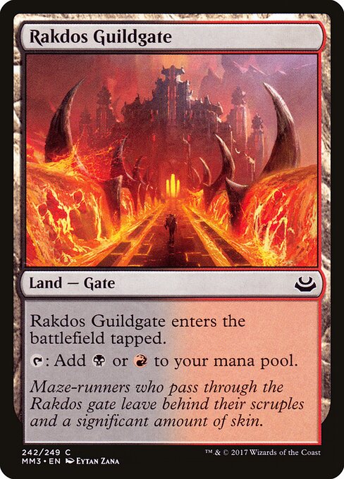 Rakdos Guildgate MM3-242 Common Excellent Englisch Foil