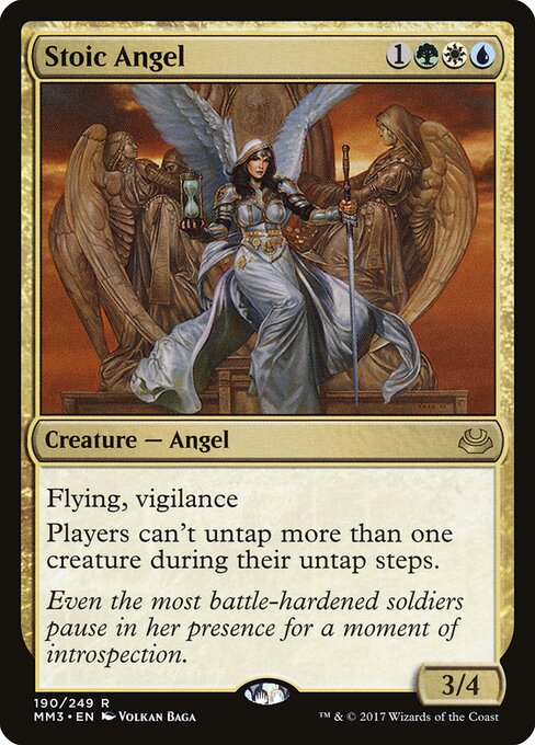 Stoic Angel MM3-190 Rare Excellent Englisch Foil