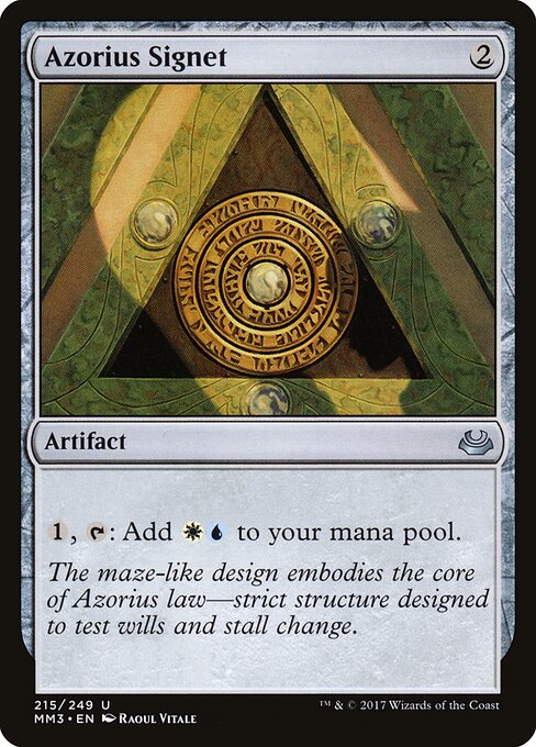 Azorius Signet MM3-215 Uncommon Good Englisch Foil