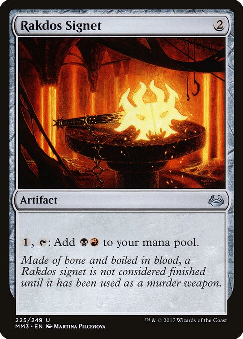 Rakdos Signet MM3-225 Uncommon Good Englisch