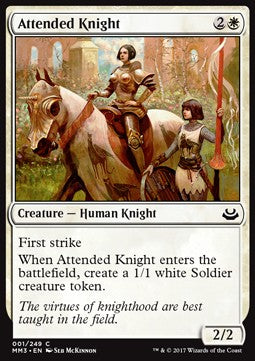 Aufgewartete Ritterin MM3-1 Common Excellent Englisch Foil