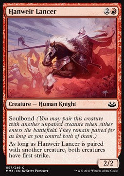 Lanzenträger aus Hennweier MM3-97 Common Excellent Englisch Foil