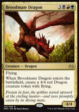 Zwillingsbrut-Drache MM3-153 Rare Excellent Englisch