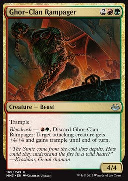 Ghor-Clan-Randalierer MM3-165 Uncommon Excellent Englisch