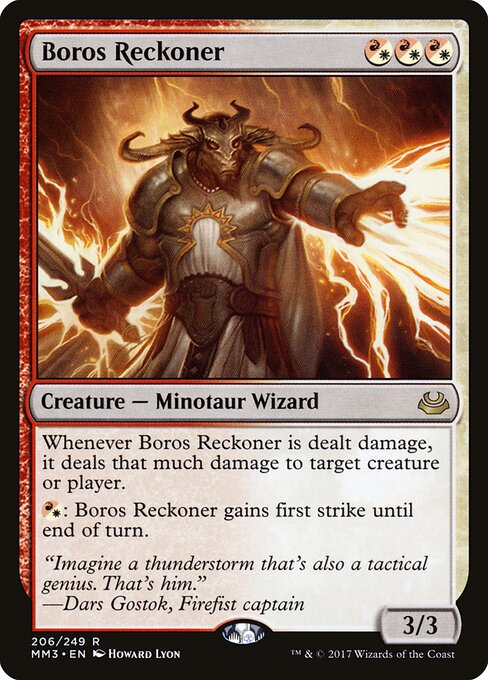 Boros Reckoner MM3-206 Rare Excellent Englisch
