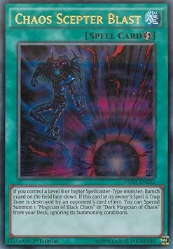Chaos-Zepter-Stoß DUSA-025 Ultra Rare Light Played Deutsch 1. Auflage