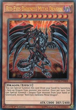 Red-Eyes Darkness Metal Dragon DUSA-068 Ultra Rare Excellent Englisch 1. Auflage