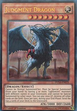 Urteilsdrache DUSA-070 Ultra Rare Excellent Deutsch 1. Auflage