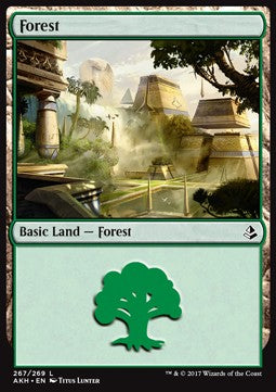 Wald (V.2) AKH-267 Land Excellent Englisch Foil