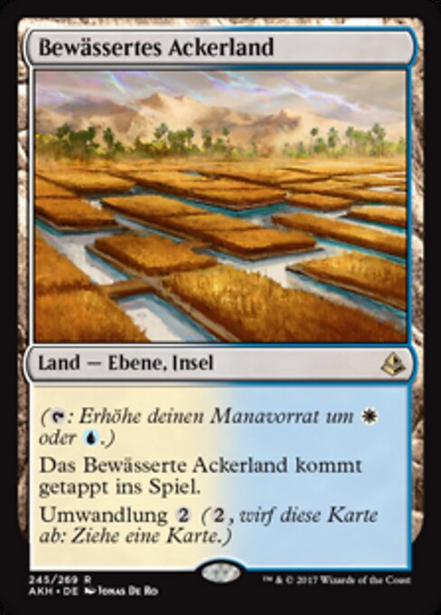 Bewässertes Ackerland AKH-245 Rare Good Deutsch