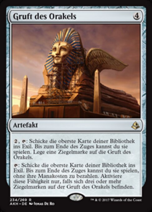 Gruft des Orakels AKH-234 Rare Excellent Deutsch