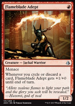Flammenklingen-Adept AKH-131 Uncommon Good Englisch