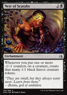 Skarabäen-Nest AKH-101 Uncommon Excellent Deutsch