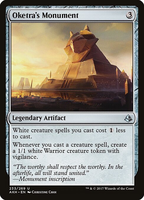Oketra's Monument AKH-233 Uncommon Excellent Englisch
