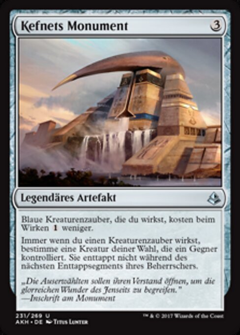 Kefnets Monument AKH-231 Uncommon Excellent Deutsch