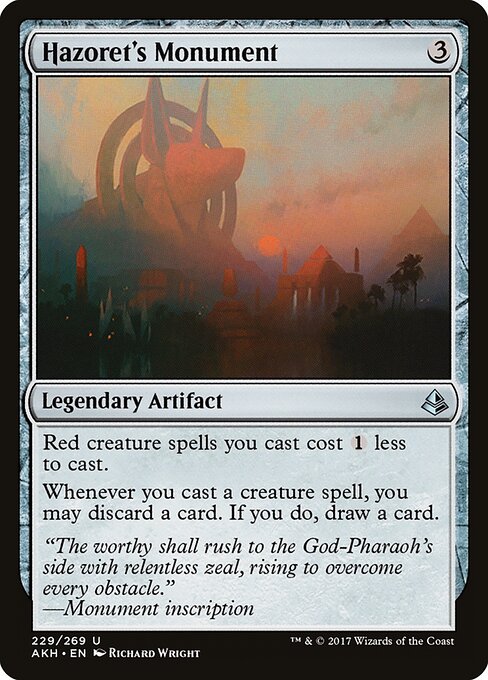 Hazoret's Monument AKH-229 Uncommon Excellent Englisch