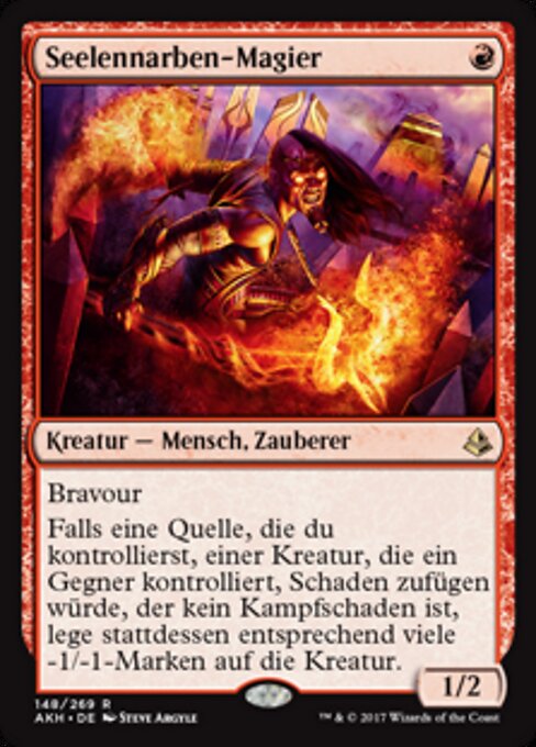 Seelennarben-Magier AKH-148 Rare Excellent Deutsch