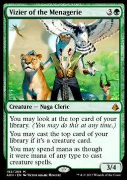 Wesirin der Menagerie AKH-192 Mythic Excellent Deutsch