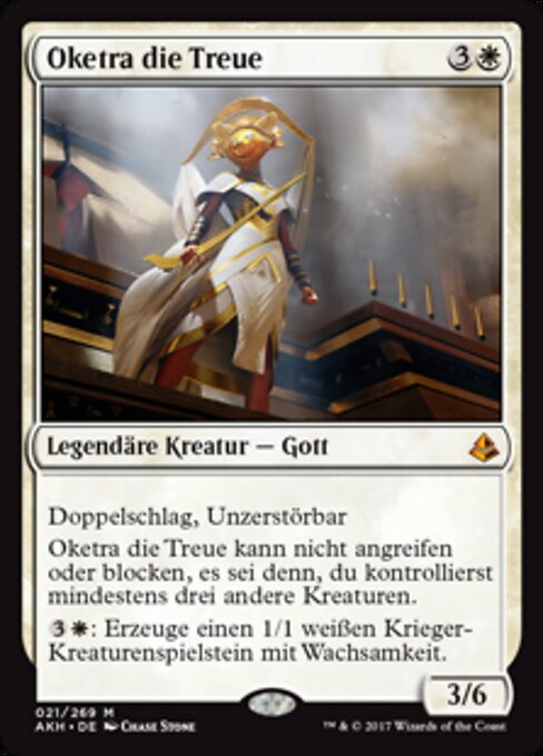Oketra die Treue AKH-21 Mythic Light Played Deutsch