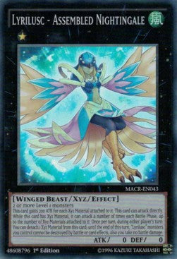 Lyrilusc - Assembled Nightingale MACR-EN043 Super Rare Excellent Englisch 1. Auflage