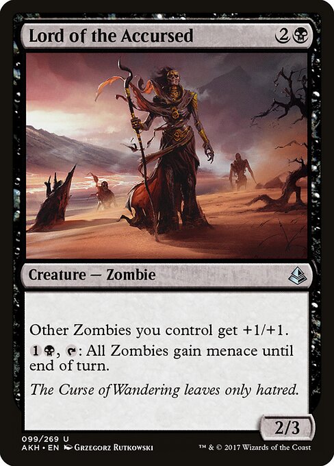 Lord of the Accursed AKH-99 Uncommon Light Played Englisch