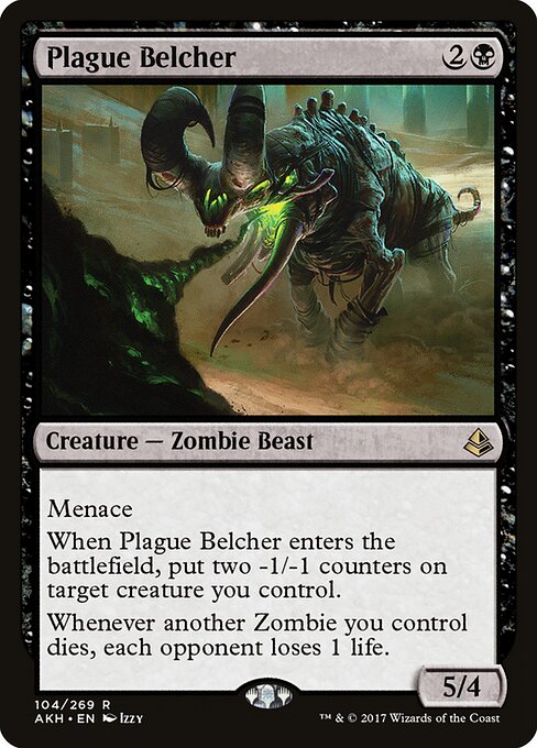Pestspeier AKH-104 Rare Near Mint Englisch Foil