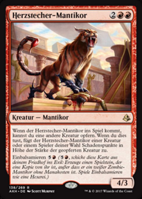 Herzstecher-Mantikor AKH-138 Rare Excellent Deutsch
